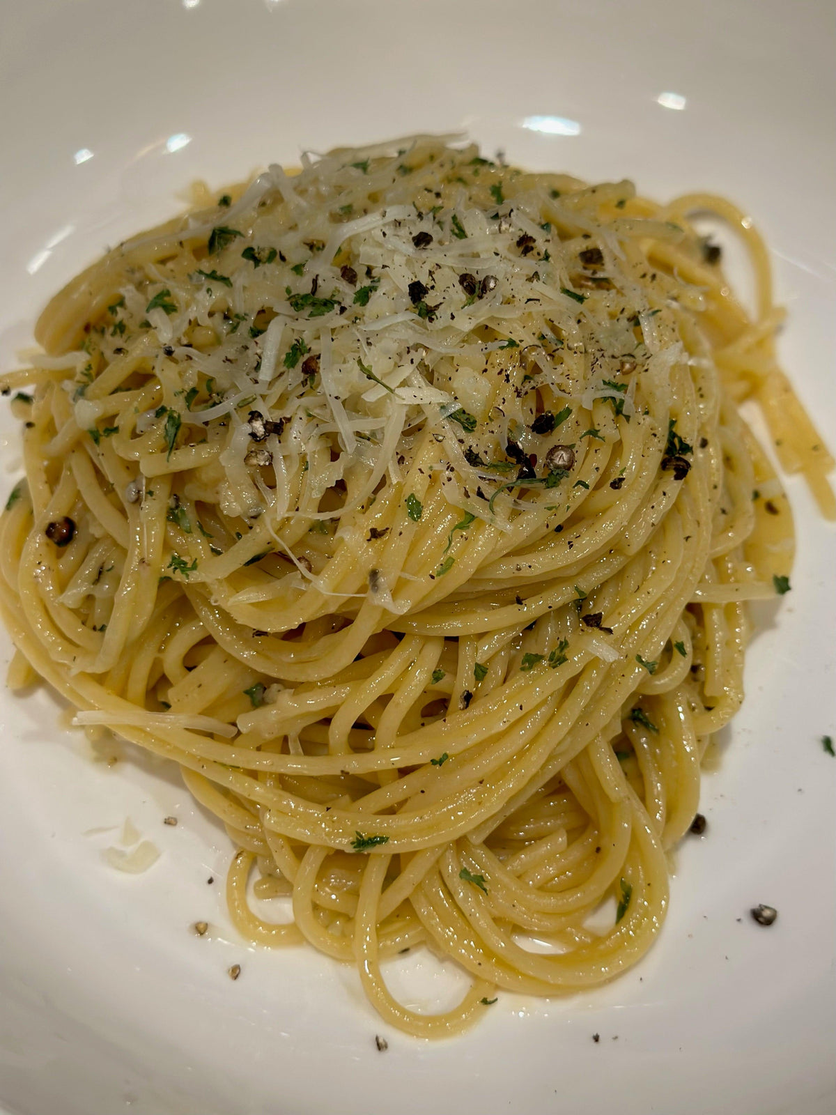 Cacio E Pepe Pasta - Amelia K. Luxe