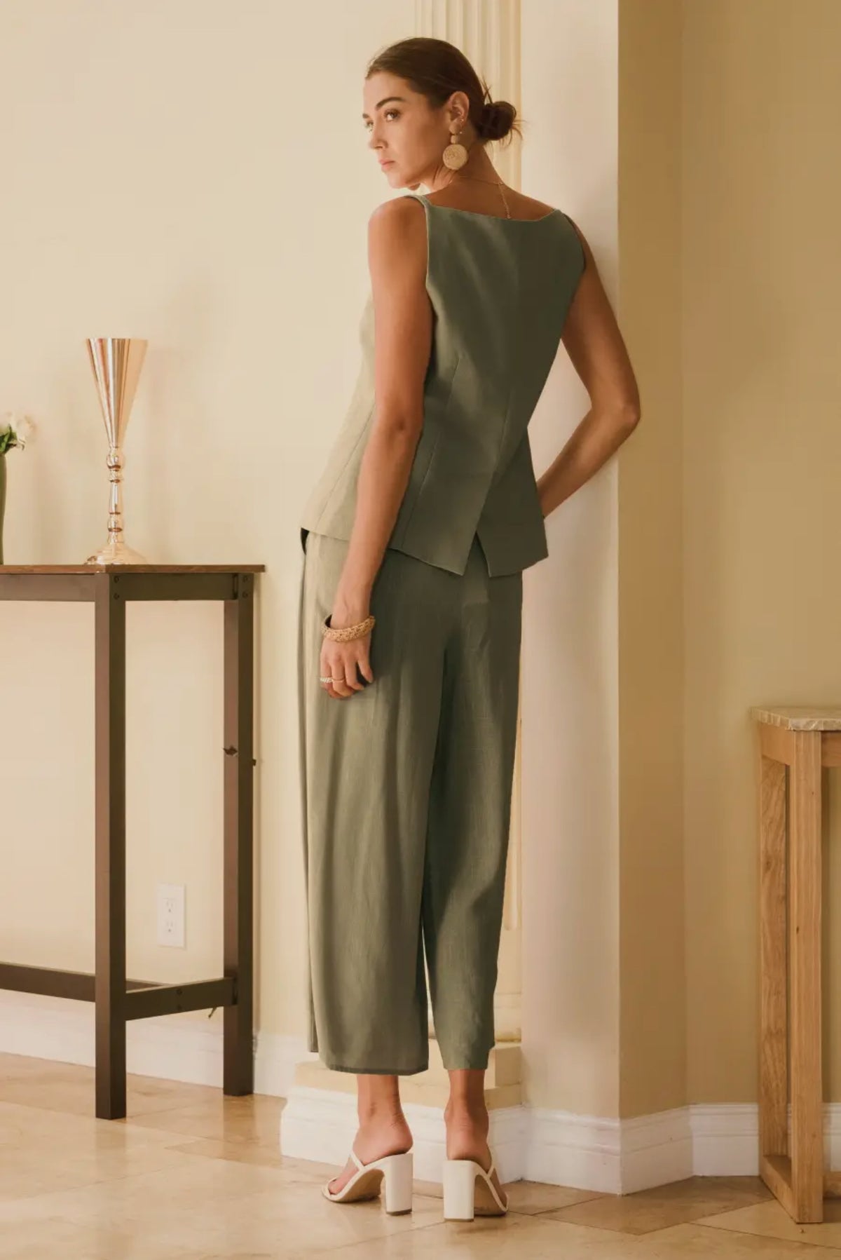 Modern Chic Linen Culottes