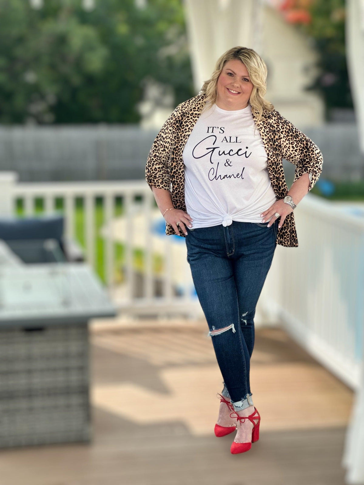 Lovely in Leopard Blazer - Amelia K. Luxe