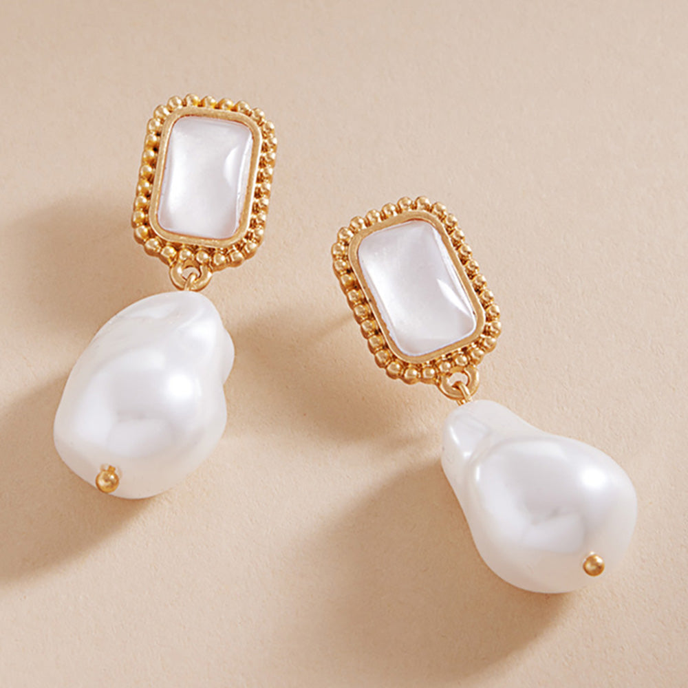Vintage Pearl Drop Earrings