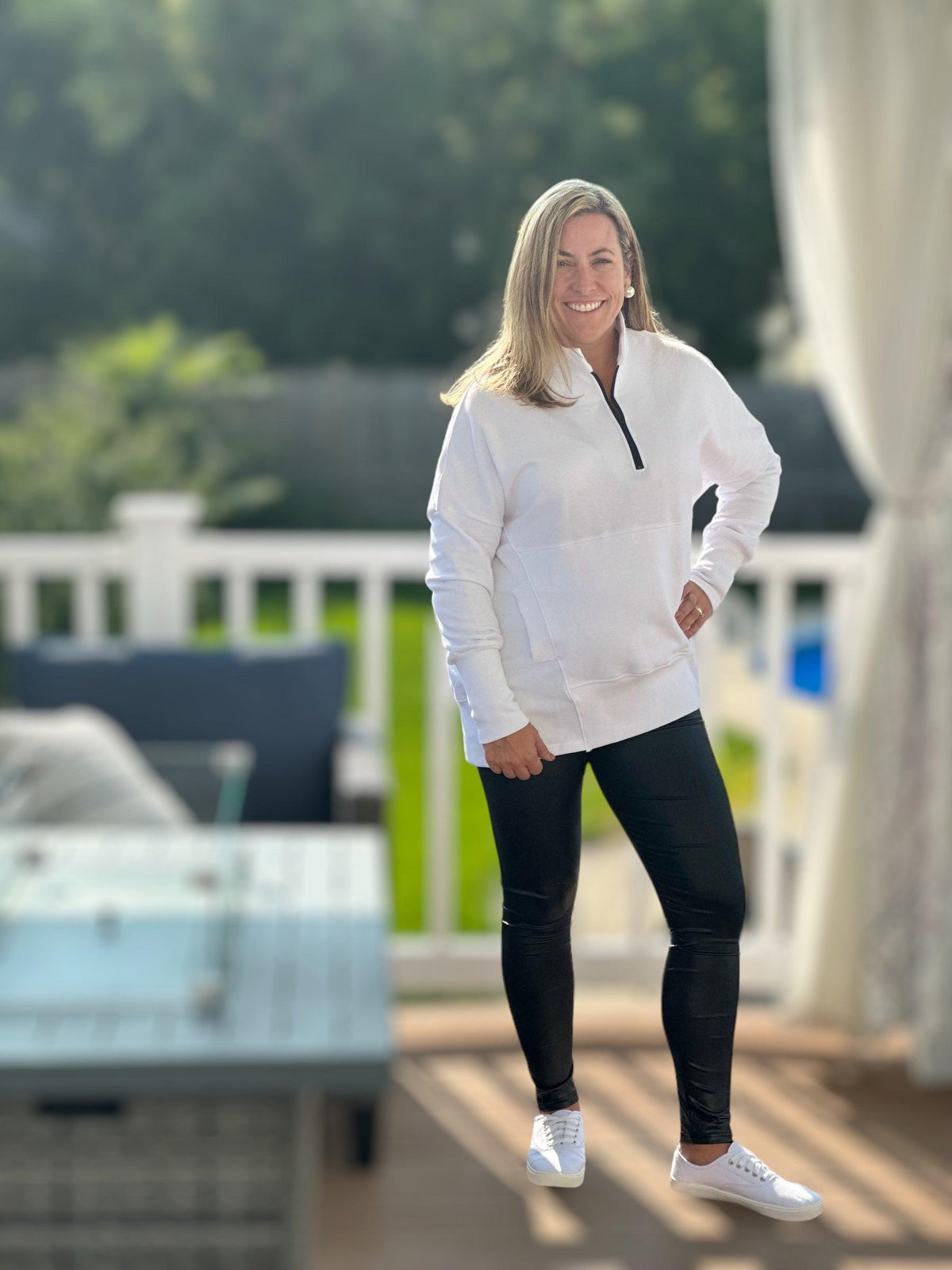 Leather Sateen Leggings - Amelia K. Luxe