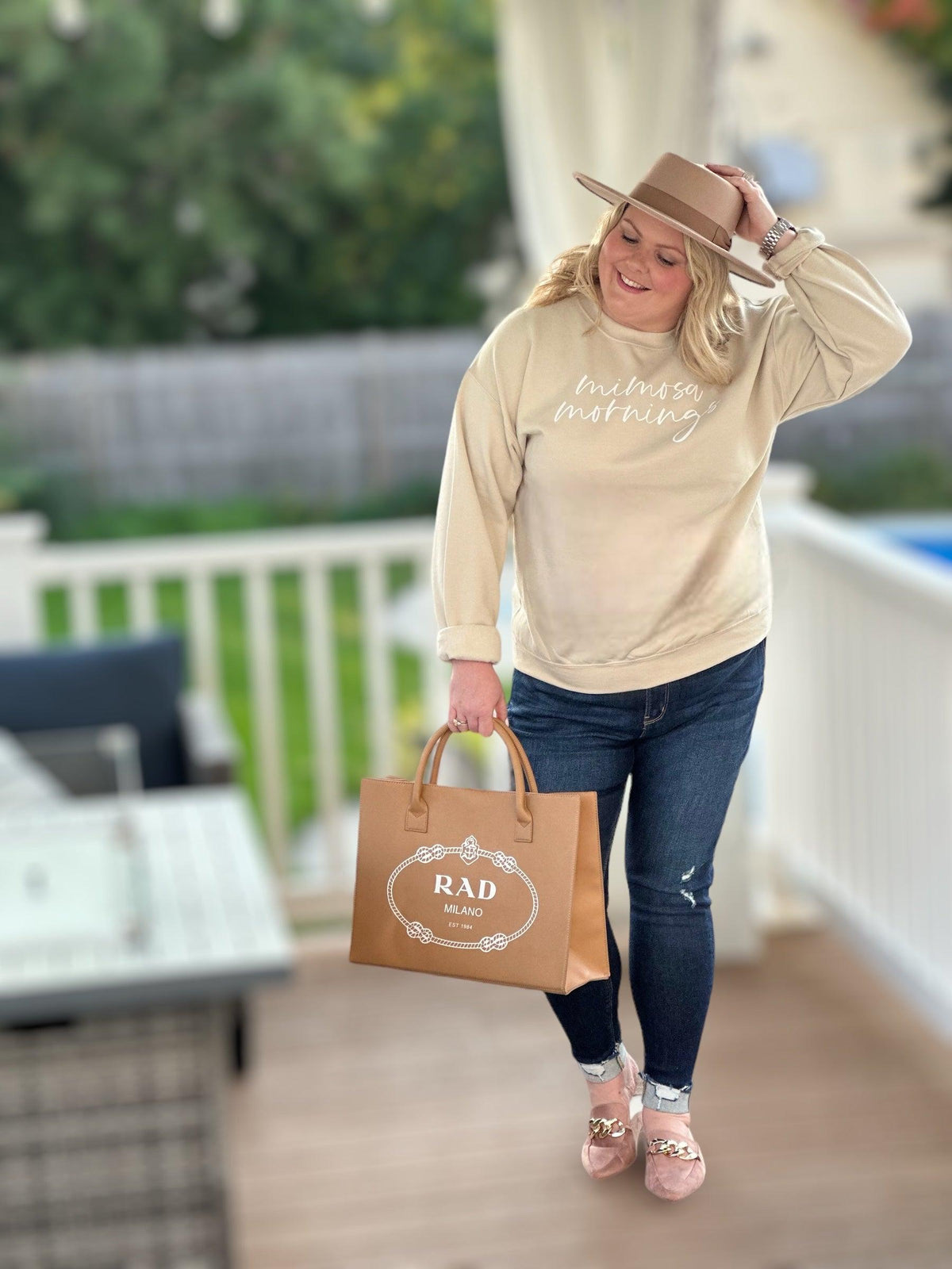 Mimosa Morning Sweatshirt - Amelia K. Luxe