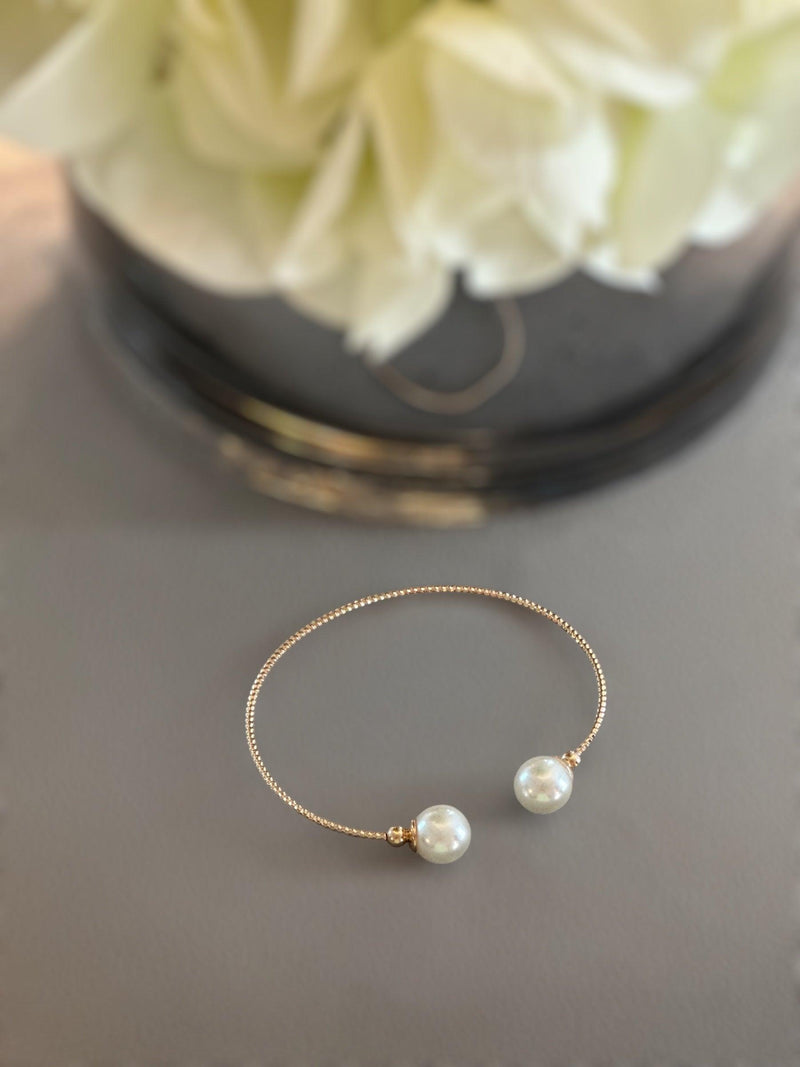 Pearl Tip Cuff - Amelia K. Luxe