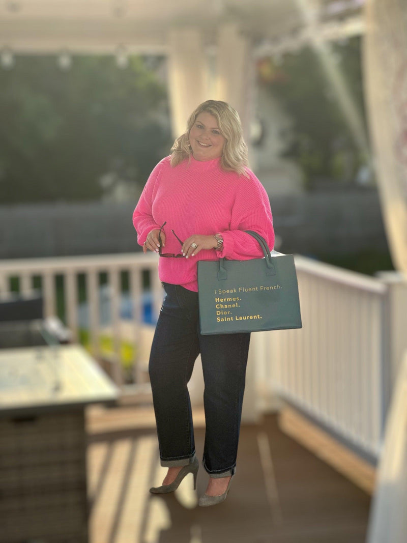 Pink Candy Sweater - Amelia K. Luxe