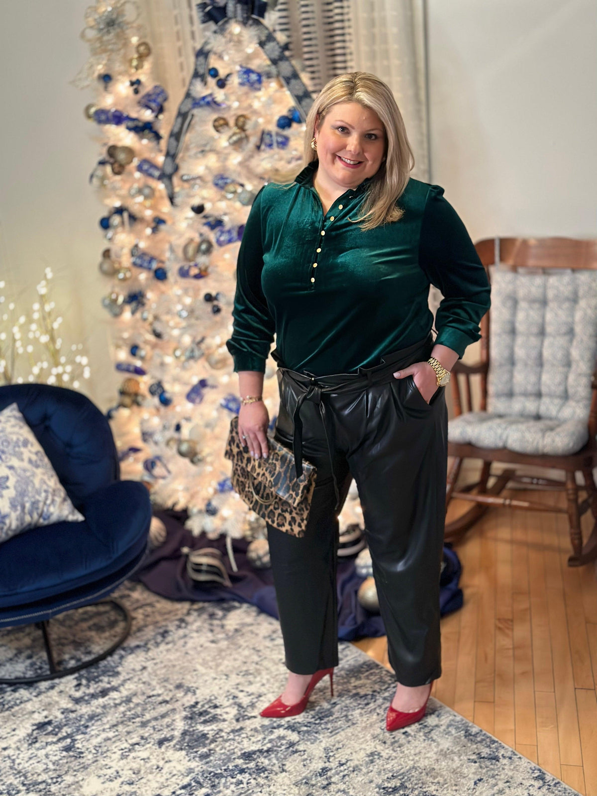 Leather Weather Pants - Amelia K. Luxe