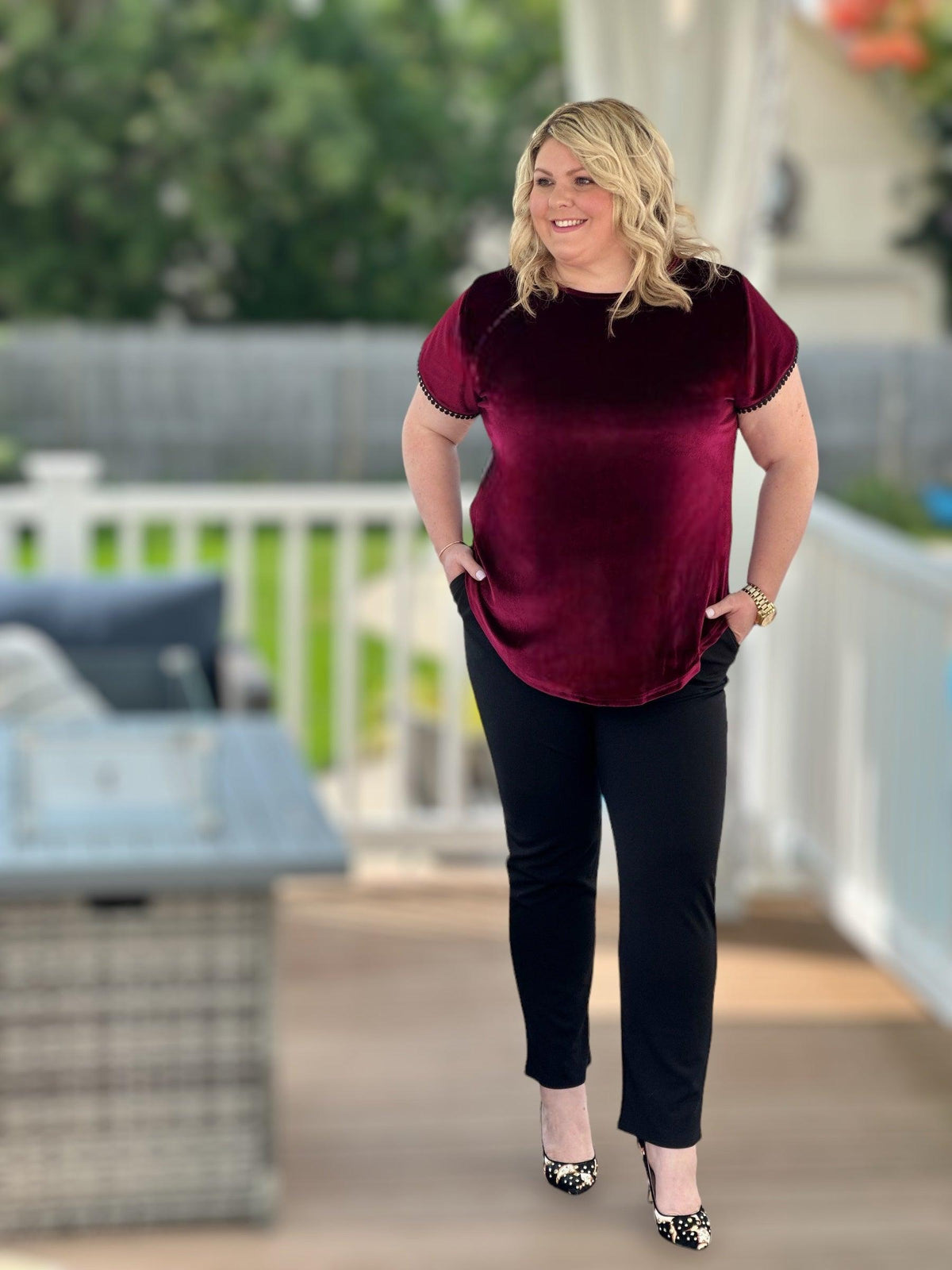 Elevated Velvet Tee - Amelia K. Luxe