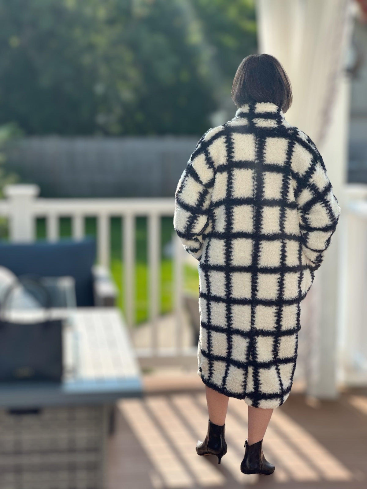 Check Me Out Plaid Coat - Amelia K. Luxe