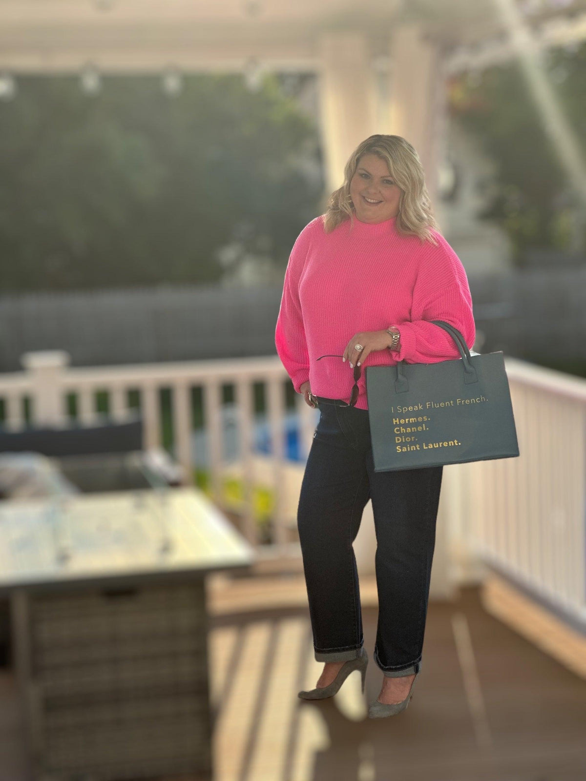 Pink Candy Sweater - Amelia K. Luxe