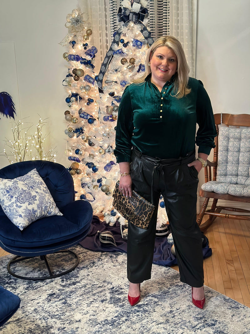 Leather Weather Pants - Amelia K. Luxe