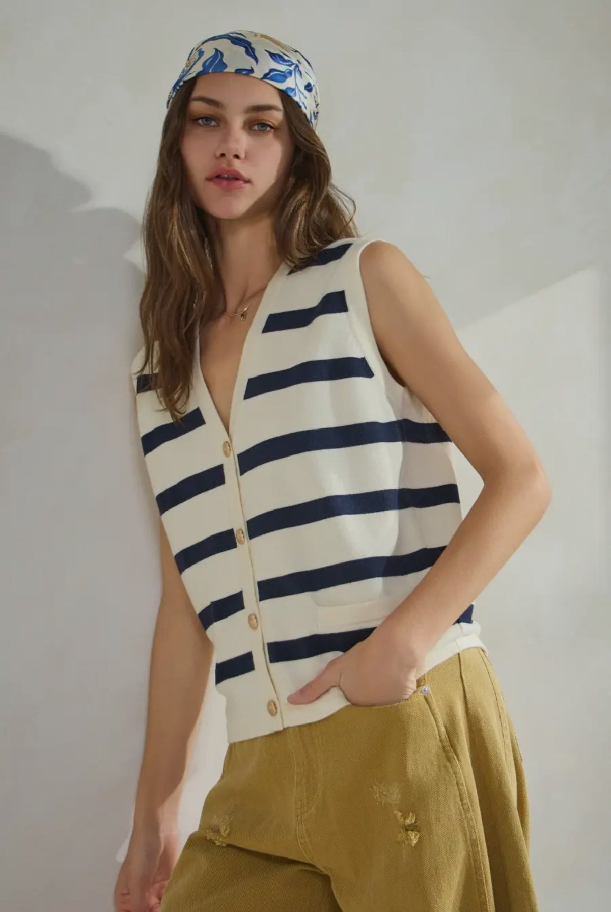 Harbor Stripe Vest