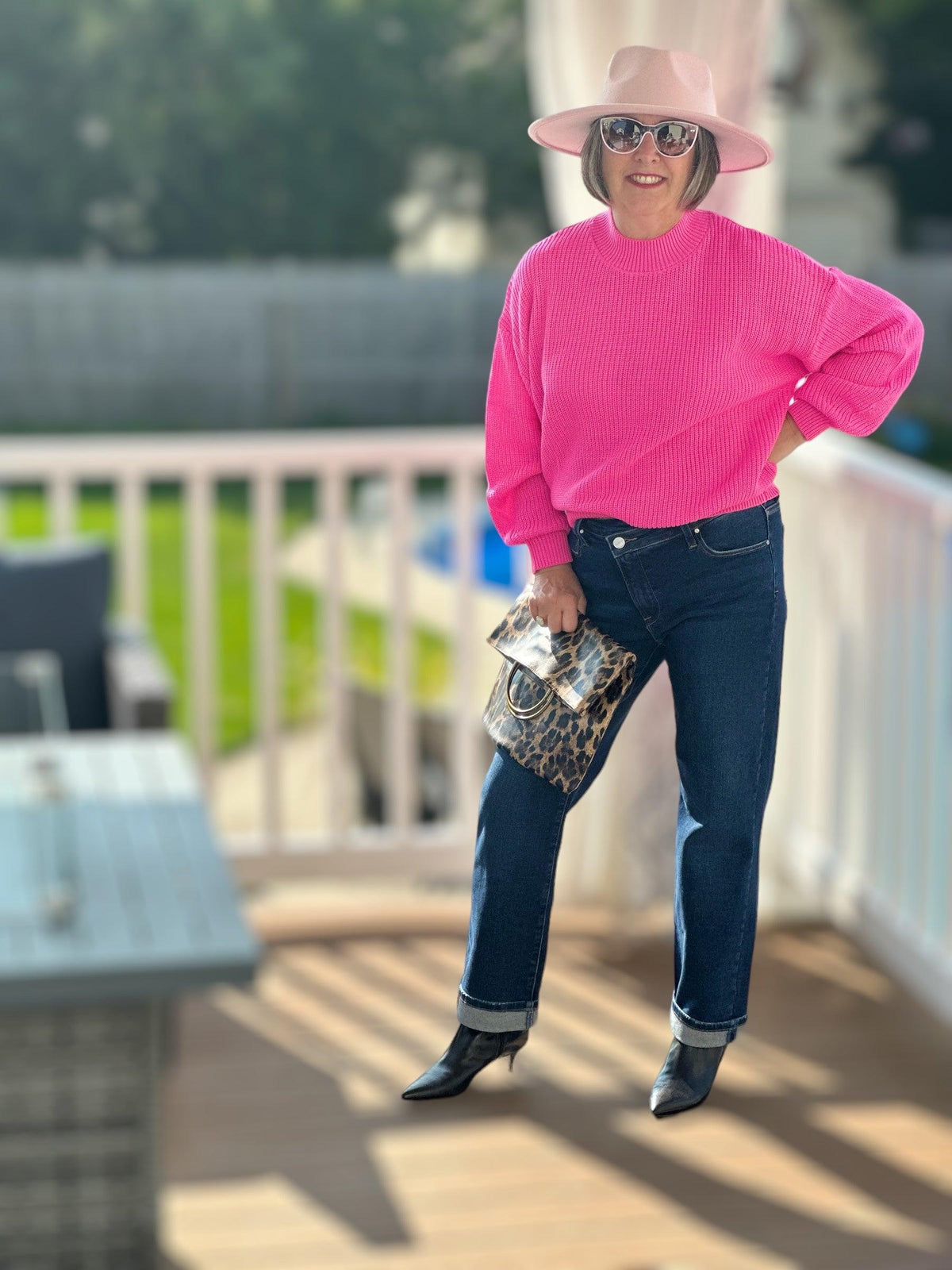 Pink Candy Sweater - Amelia K. Luxe