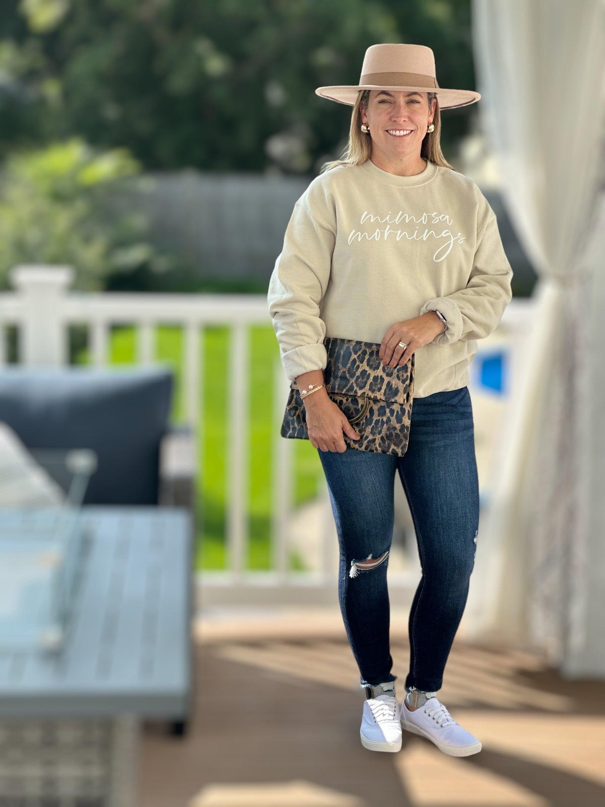 Mimosa Morning Sweatshirt - Amelia K. Luxe