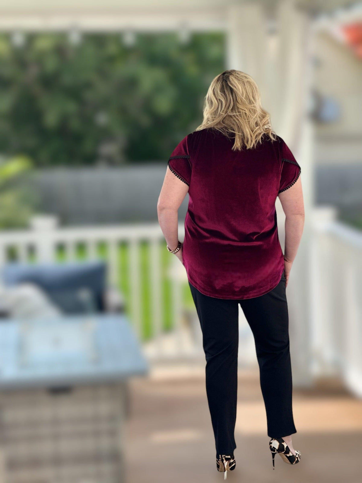 Elevated Velvet Tee - Amelia K. Luxe