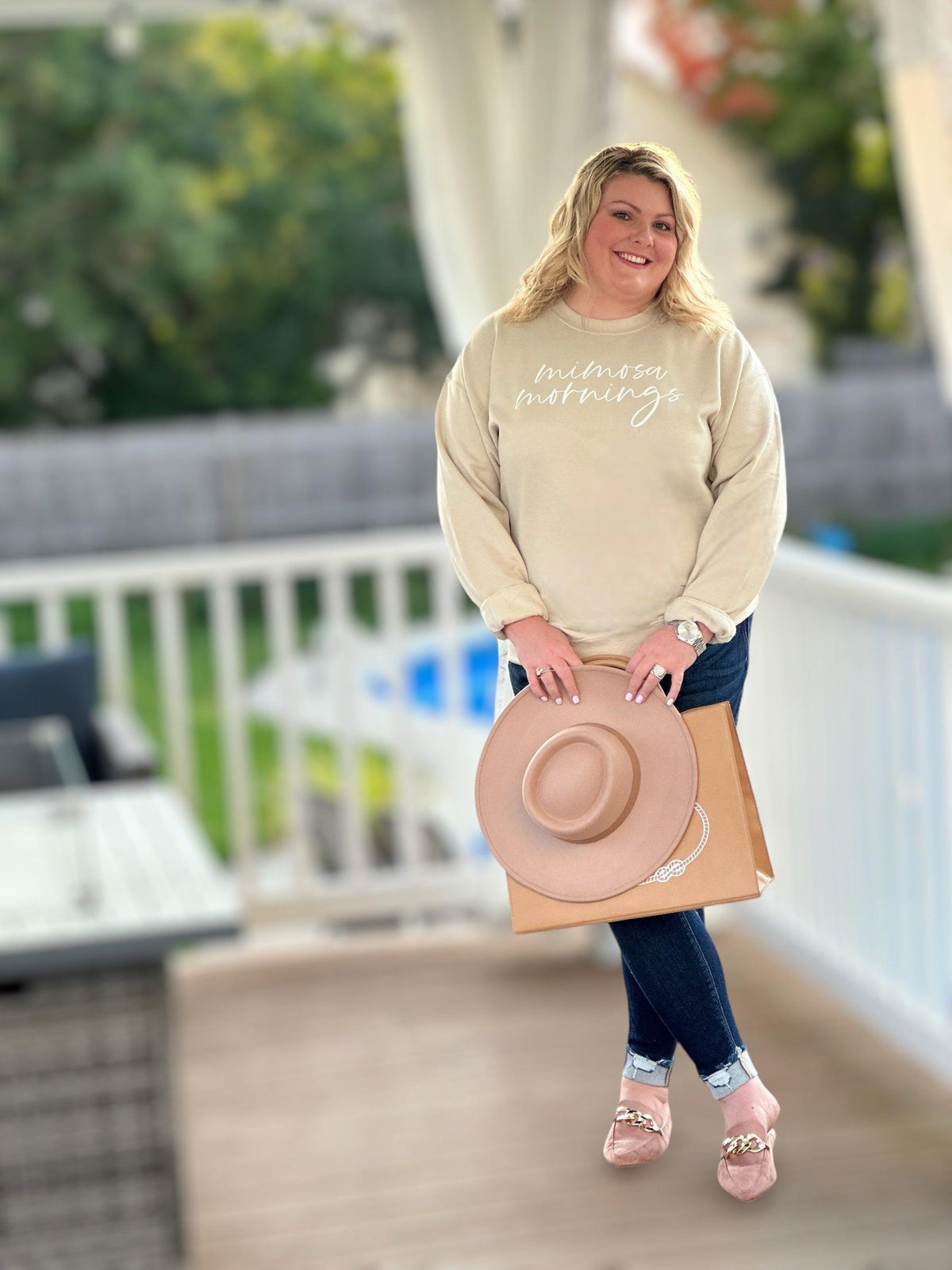 Mimosa Morning Sweatshirt - Amelia K. Luxe