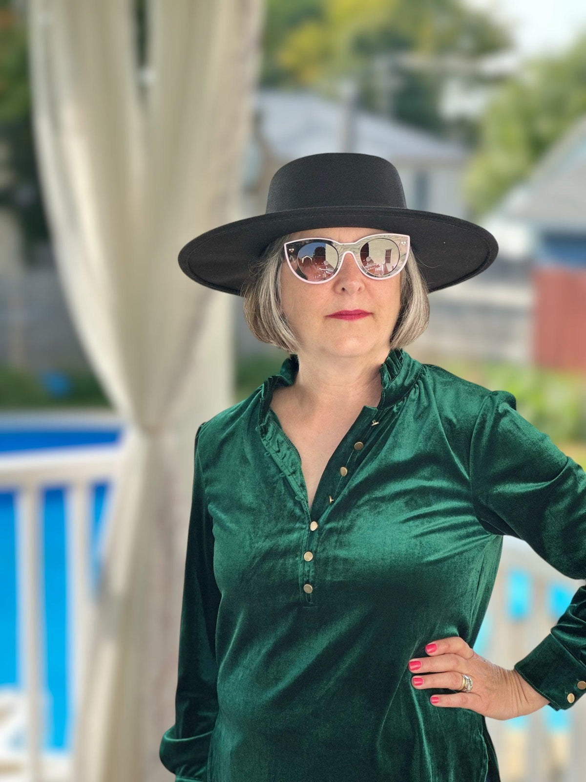 Wide Brim Bolero - Amelia K. Luxe