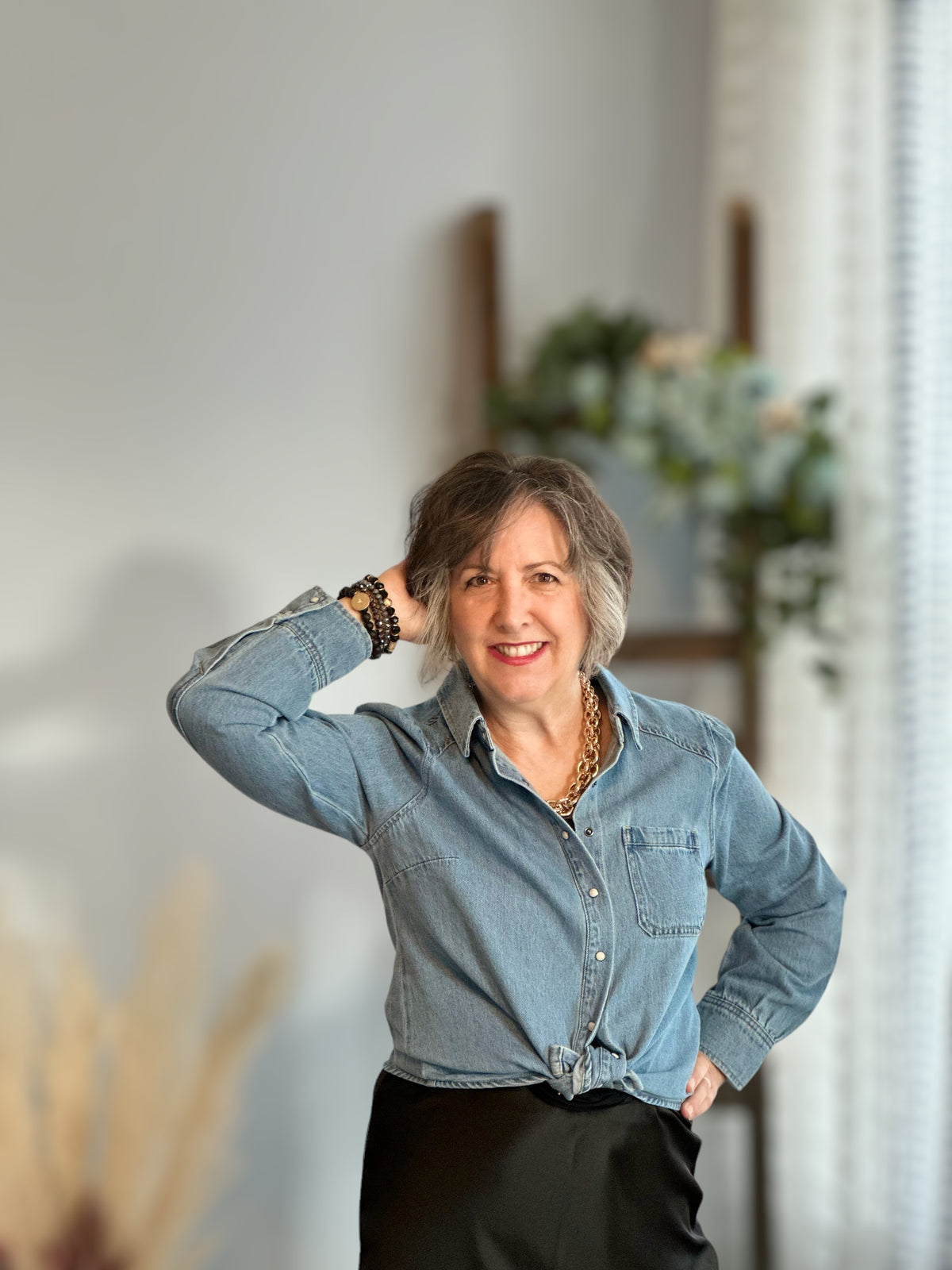 Structured Denim Shirt