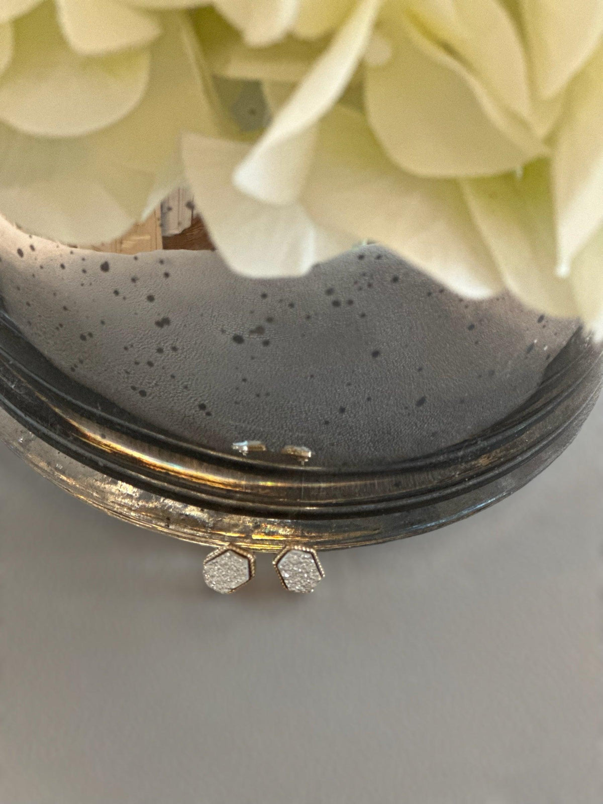 Druzy Stud Earrings - Amelia K. Luxe