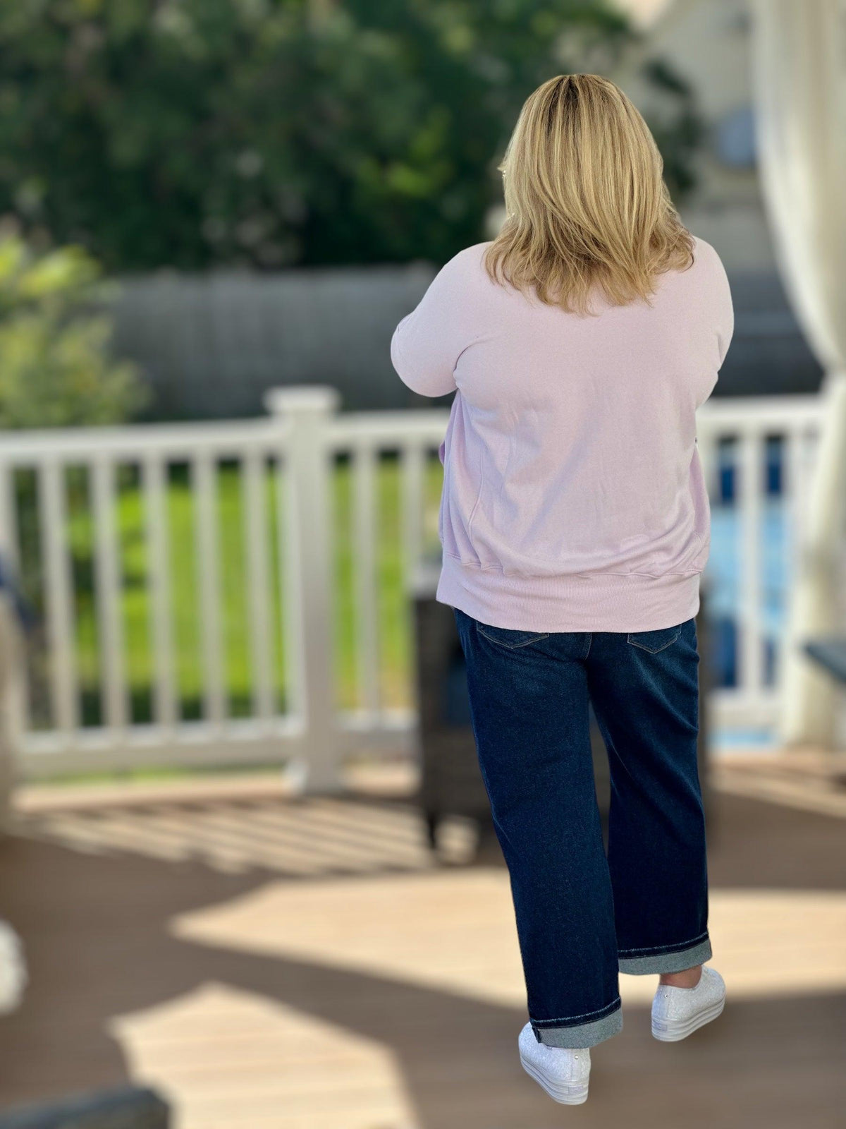 Feeling Fresh Quarter Zip Pullover - Amelia K. Luxe