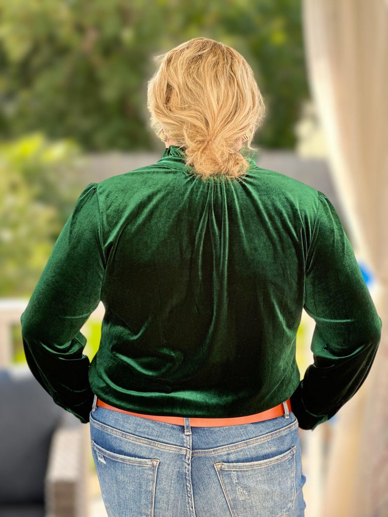 Green Envy Velvet - Amelia K. Luxe